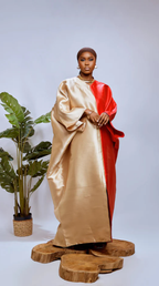 Shanti Half & Half Kaftan – Mikado Elegance