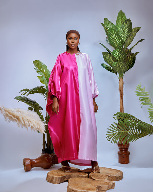 Shanti Half & Half Kaftan – Mikado Elegance