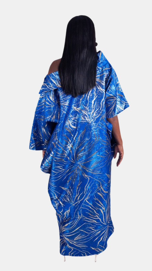 Kaatali Off-Shoulder Dress – Luxury Brocade