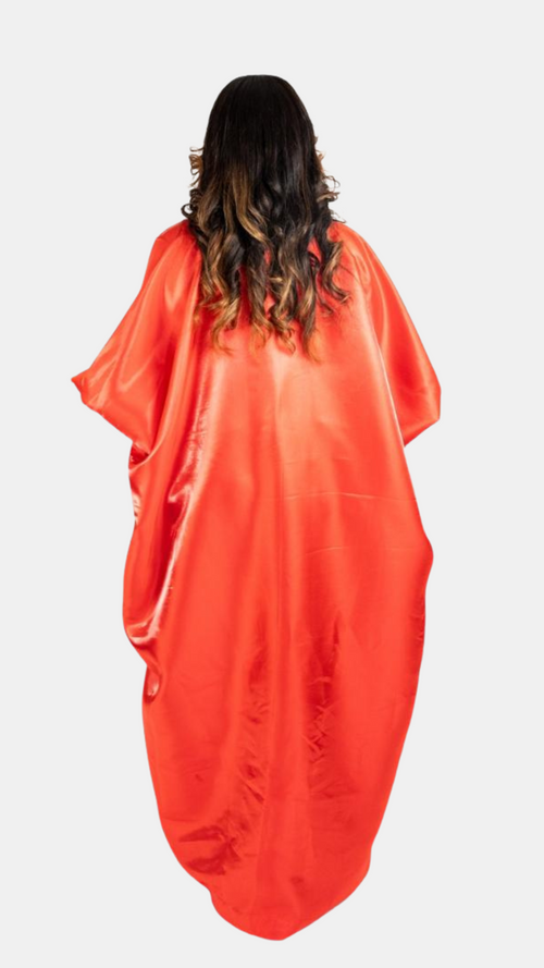 Saha V-Neck Buttoned Dress - Liquid Mikado