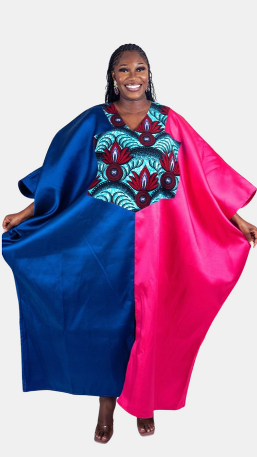 Shanti Half & Half Kaftan – Mikado Elegance