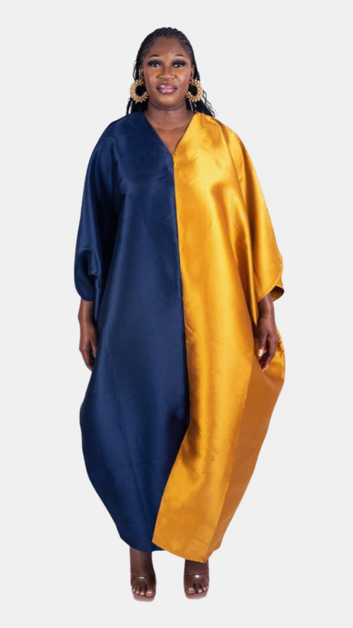 Shanti Half & Half Kaftan – Mikado Elegance