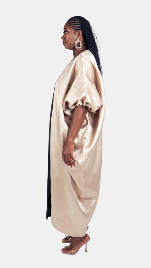 Shanti Half & Half Kaftan – Mikado Elegance
