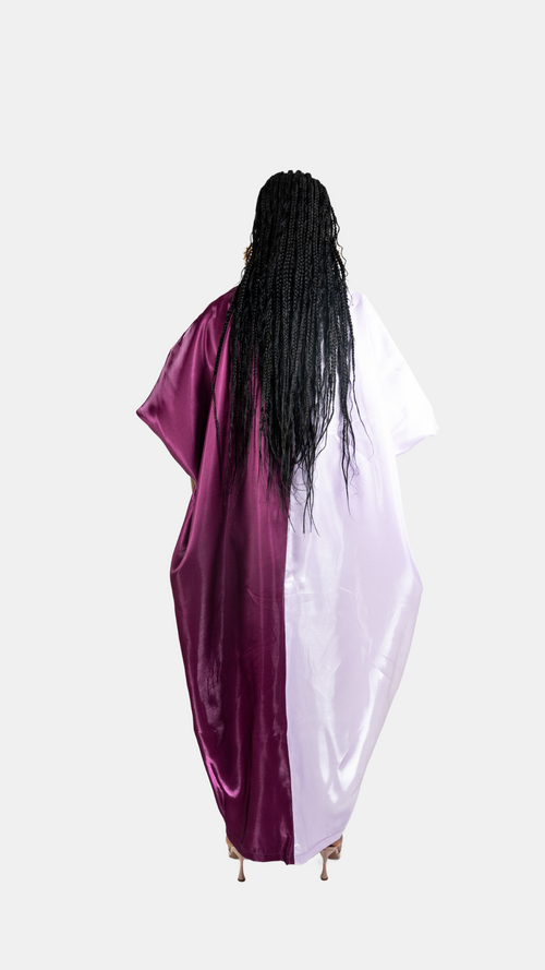 Shanti Half & Half Kaftan – Mikado Elegance