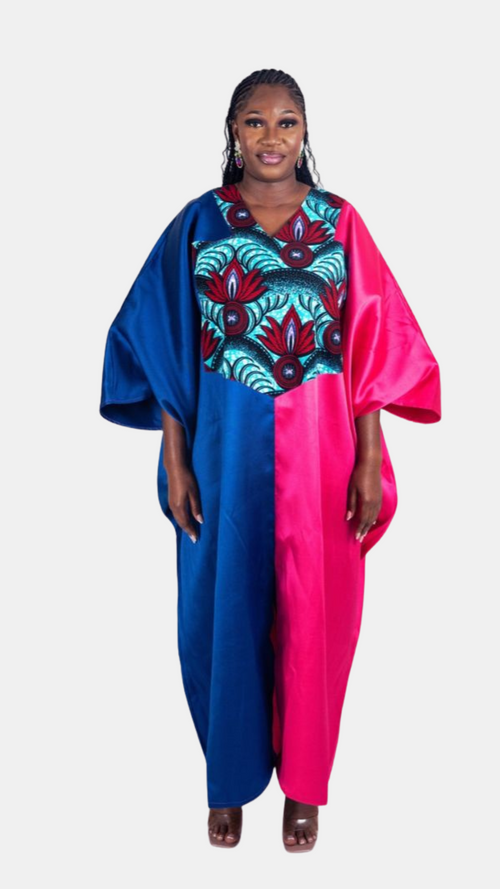Shanti Half & Half Kaftan – Mikado Elegance