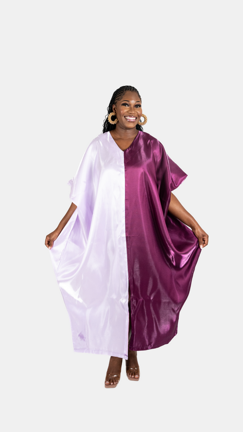 Shanti Half & Half Kaftan – Mikado Elegance